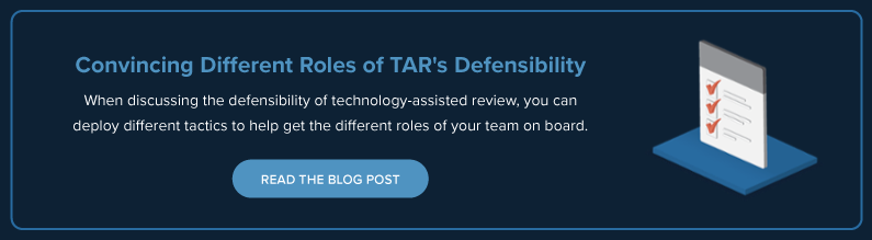 Read a Blog Post on Convincing Different Roles to Use TAR
